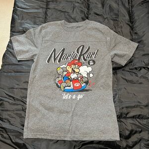 NWOT Mario Kart Kids Gray T-Shirt size 10-12